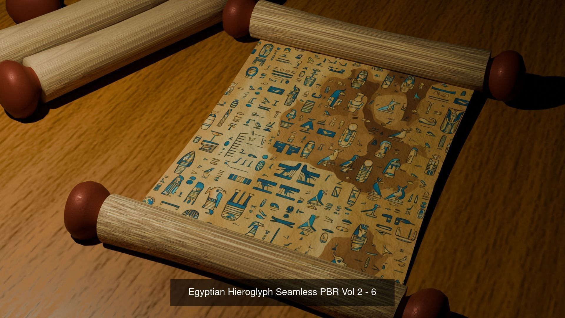 12 Egyptian Hieroglyphs Seamless Textures Texture_6