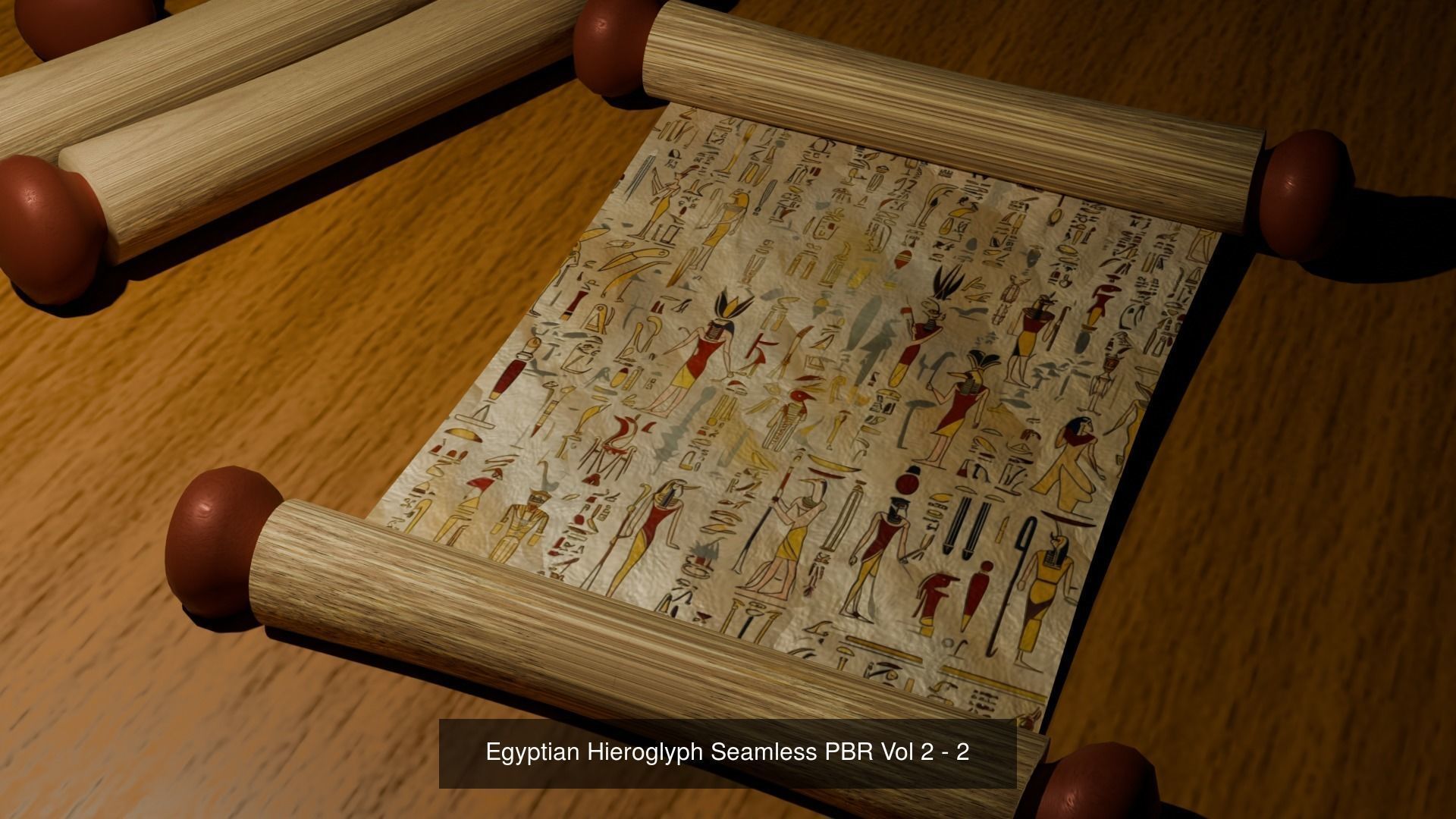 12 Egyptian Hieroglyphs Seamless Textures Texture_2