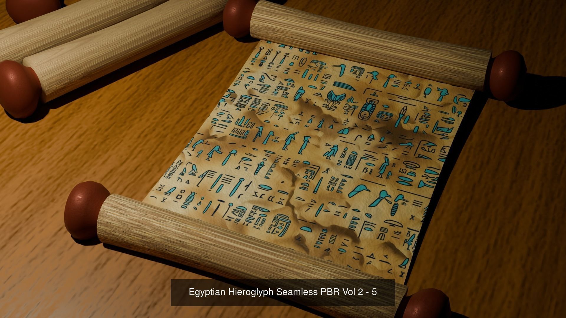 12 Egyptian Hieroglyphs Seamless Textures Texture_5