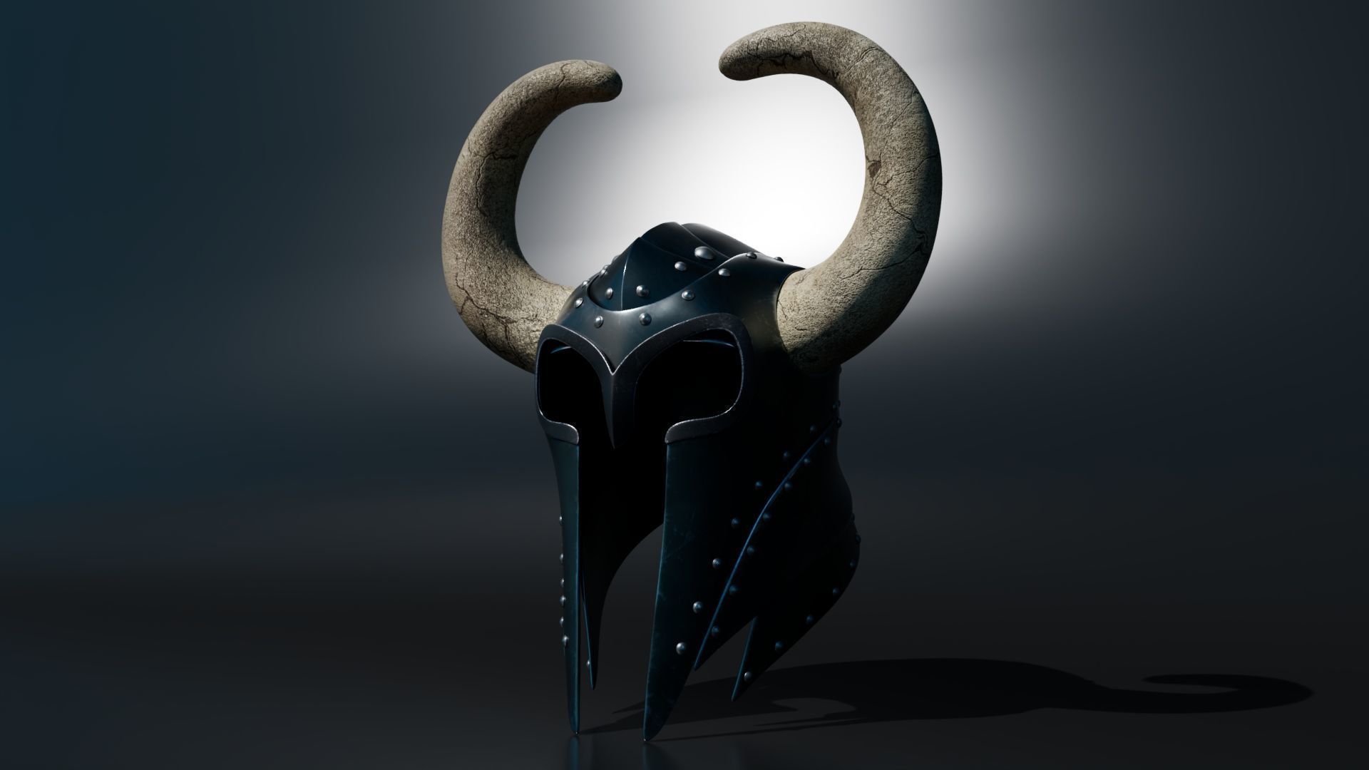Medieval Helmet 3D model_1