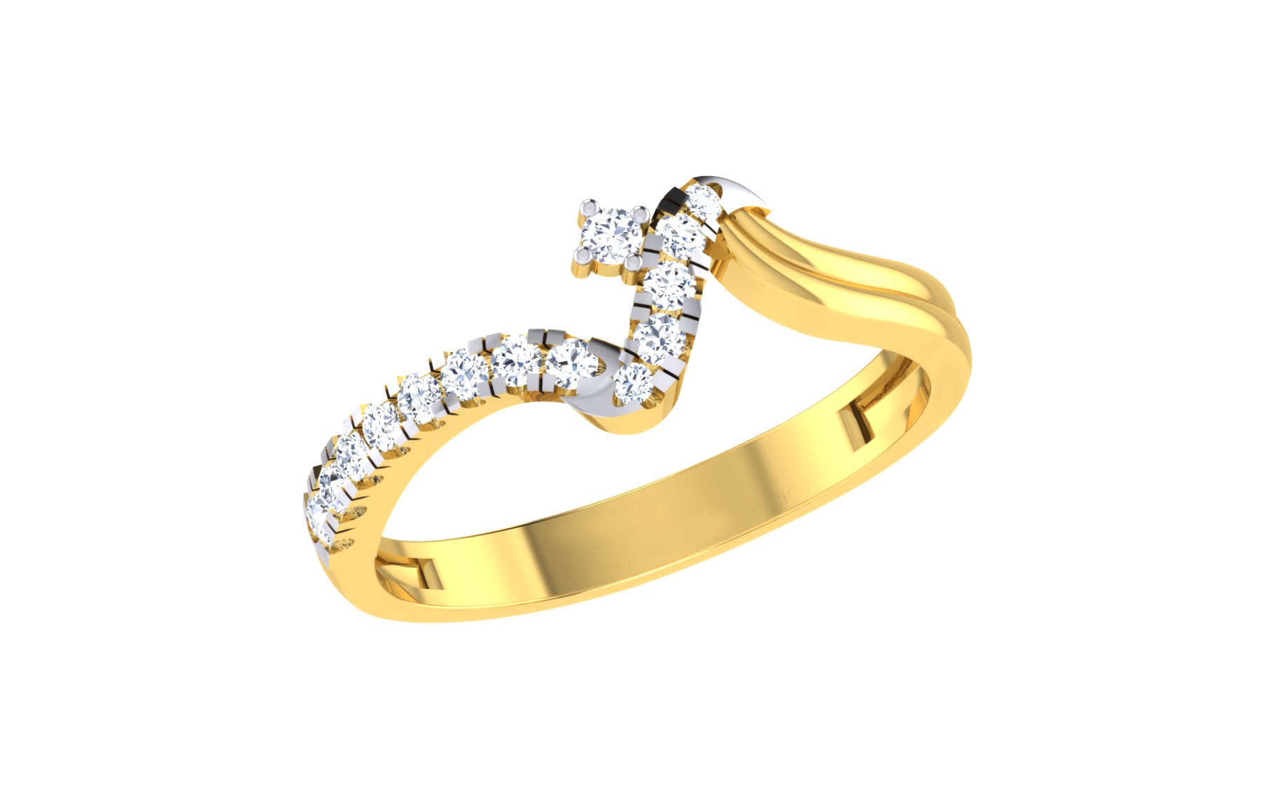 Women Ring Render 3dm STL OBJ FBX Details 3D print model_2
