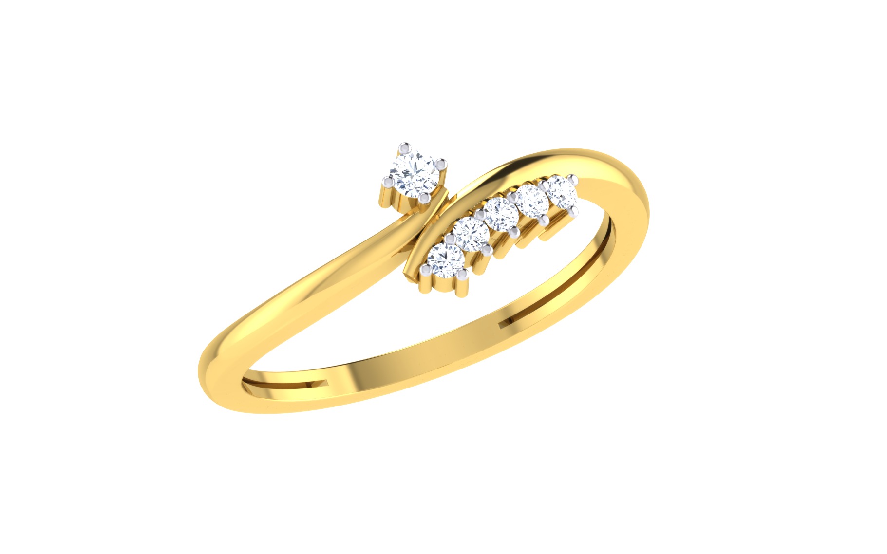 Women Ring  Render 3dm STL OBJ FBX Details 3D print model_2