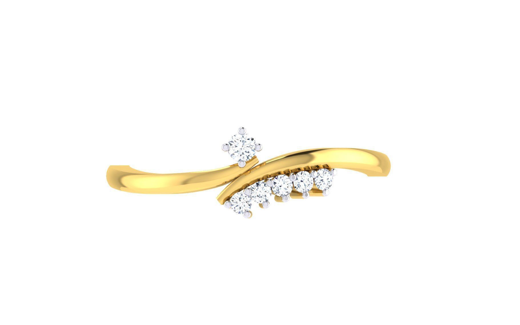 Women Ring  Render 3dm STL OBJ FBX Details 3D print model_1