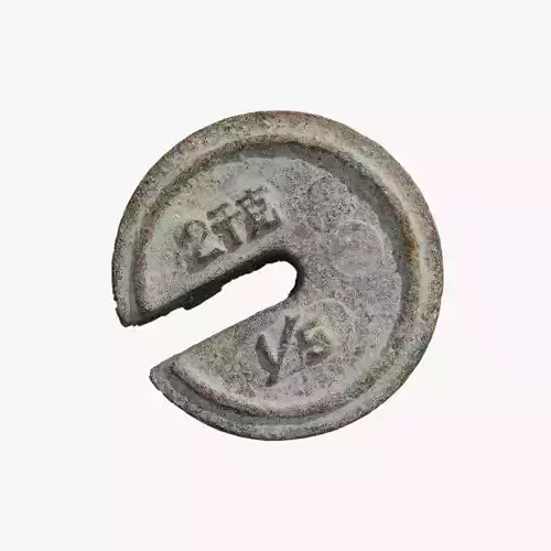 Anydrafts Rusty metal weight 03