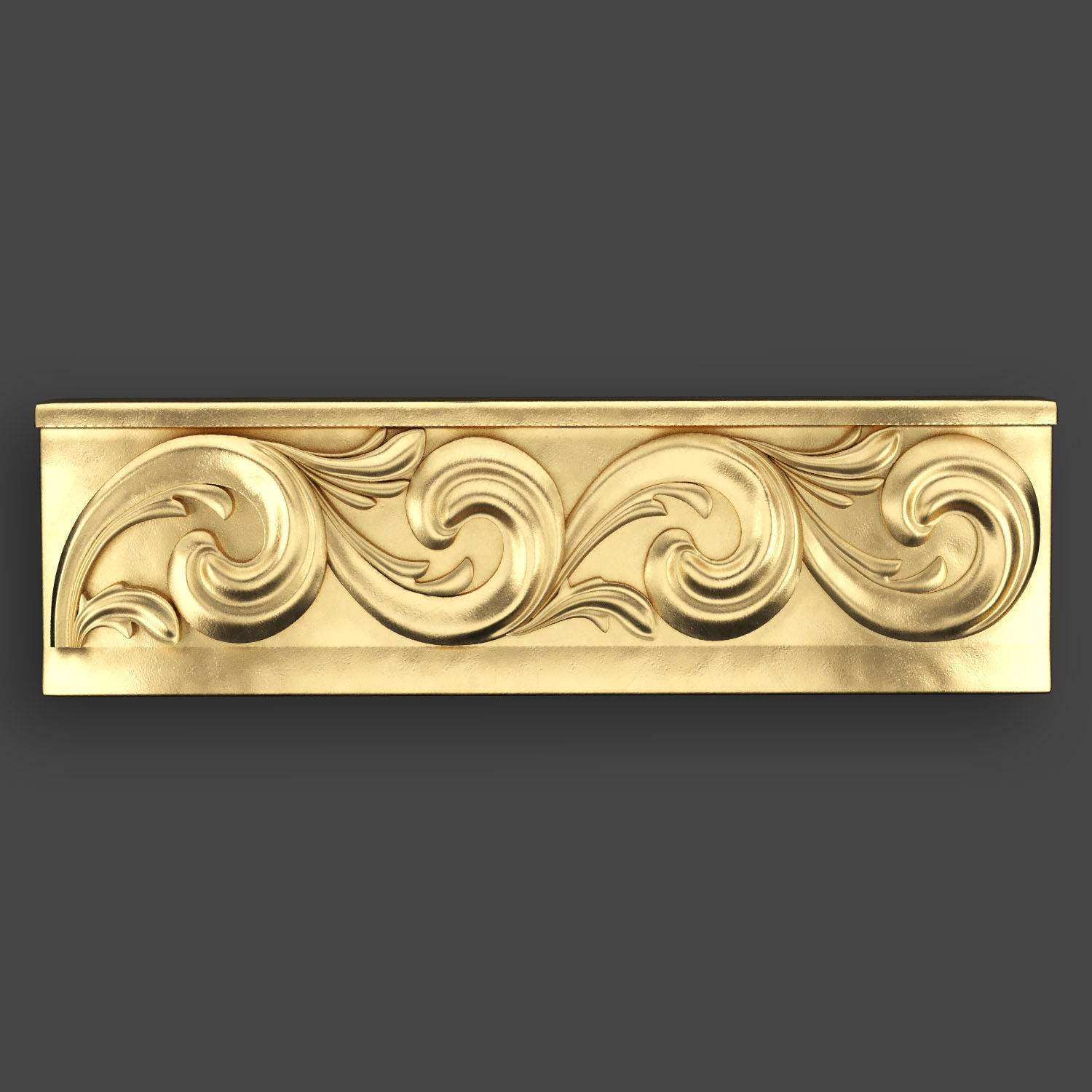 5 Borders Ornamental Pack 2 3D model_2