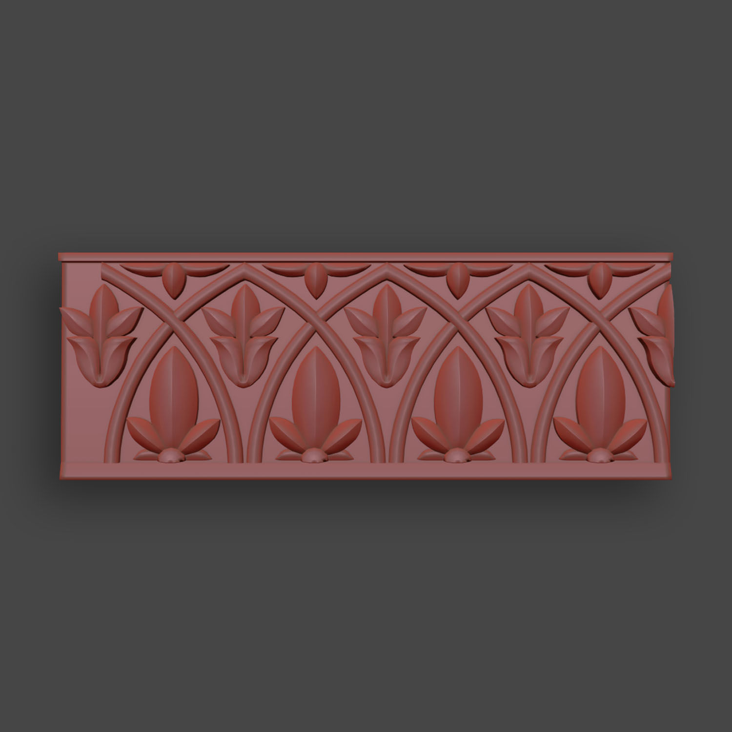 5 Borders Ornamental Pack 2 3D model_13