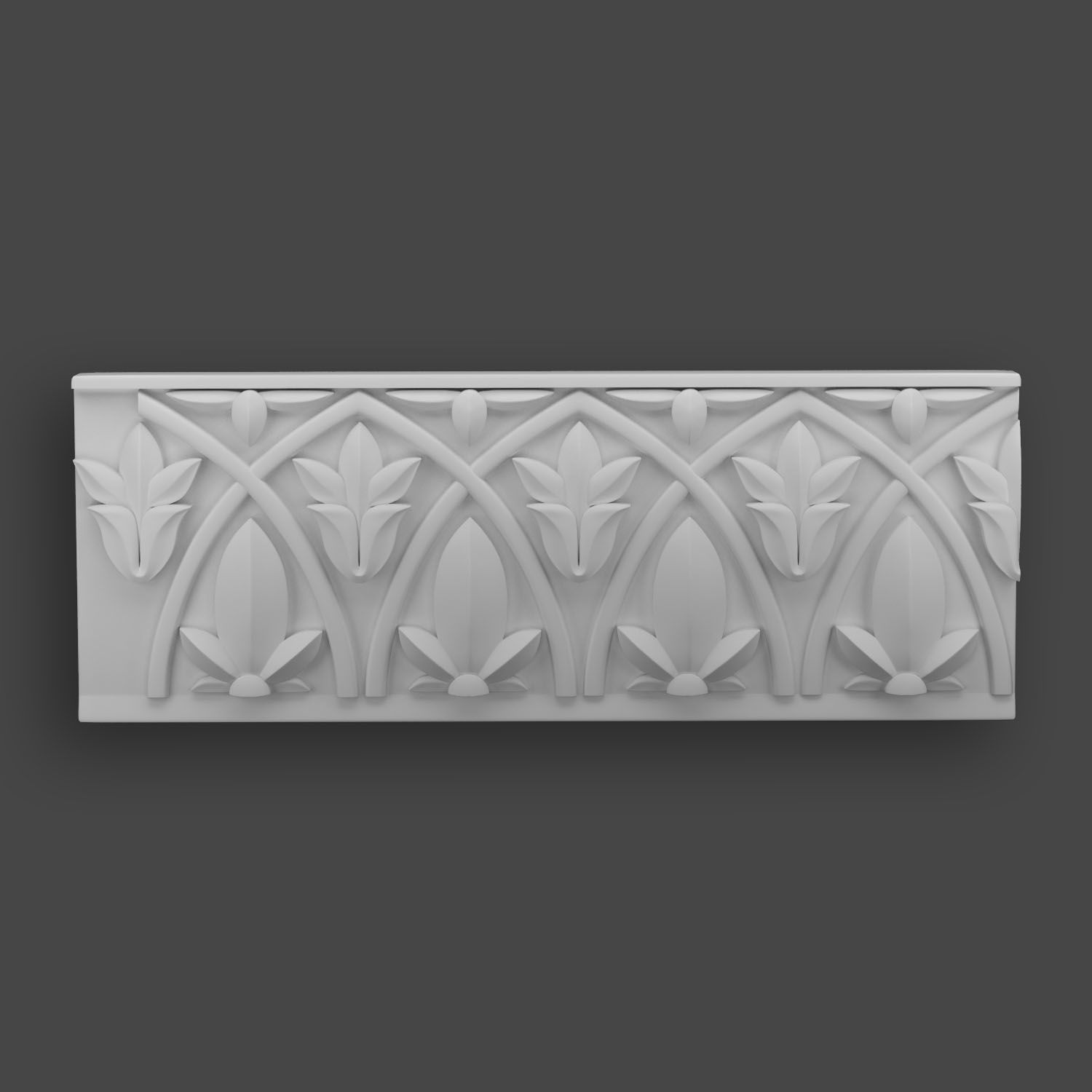 5 Borders Ornamental Pack 2 3D model_7