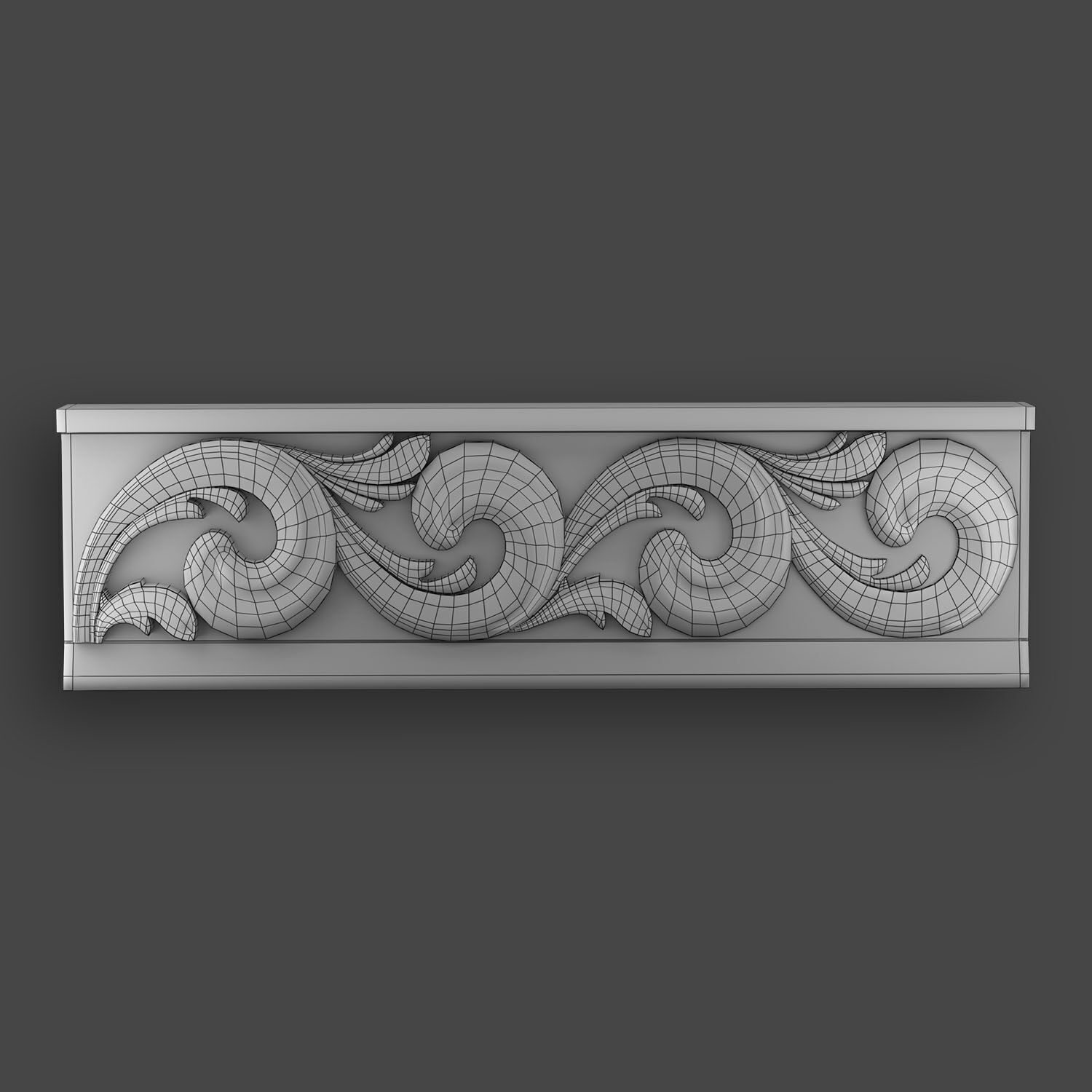5 Borders Ornamental Pack 2 3D model_20