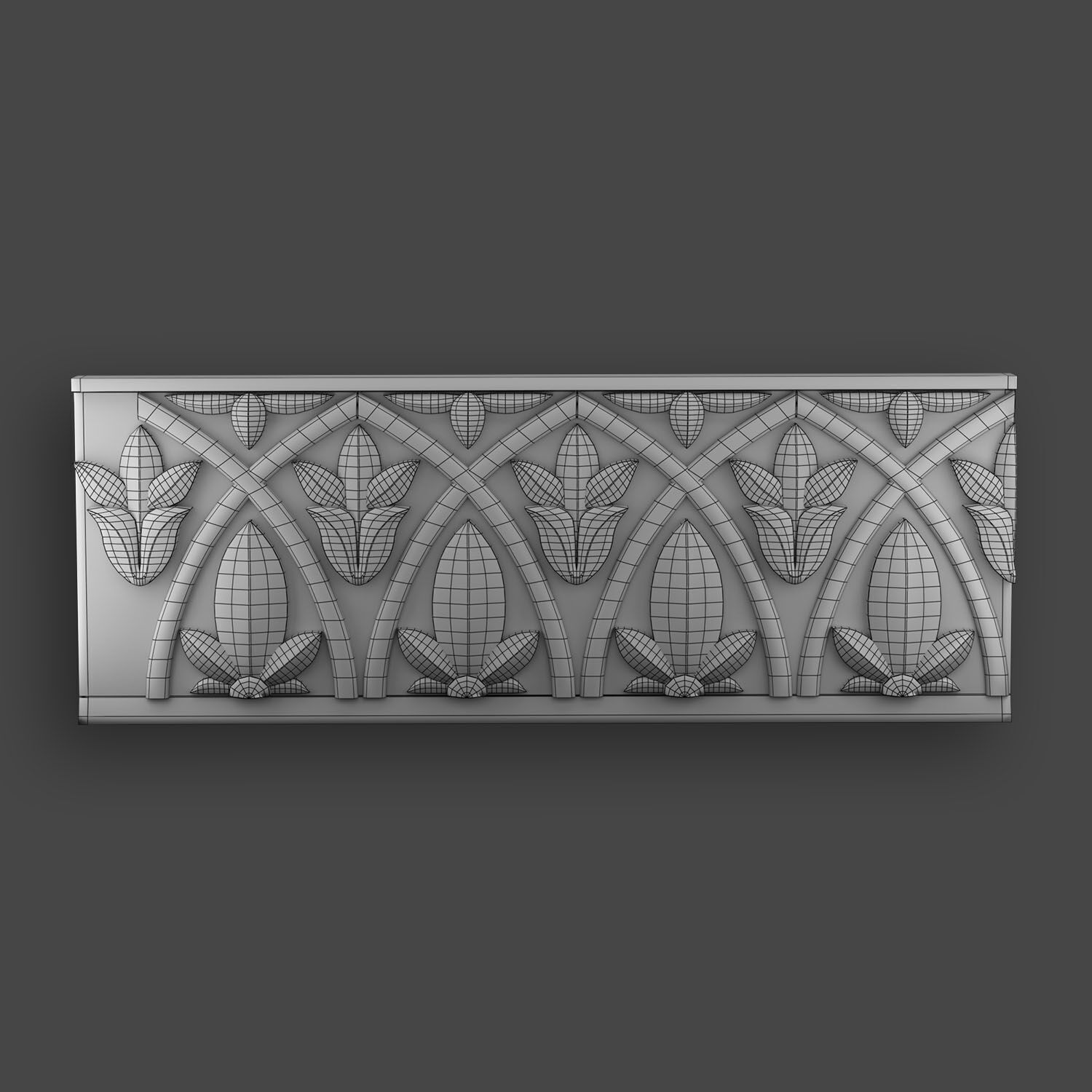 5 Borders Ornamental Pack 2 3D model_19