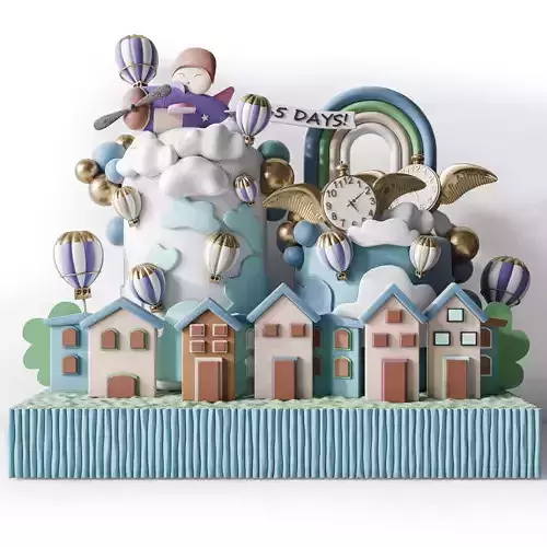 Wooden Toys Collection 3D model