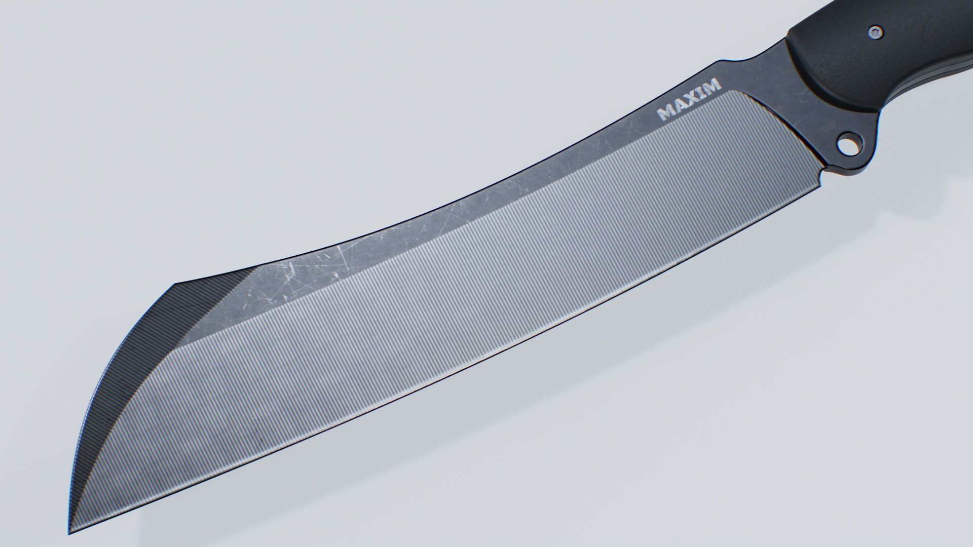 Knife-Combat Low-poly 3D model_3