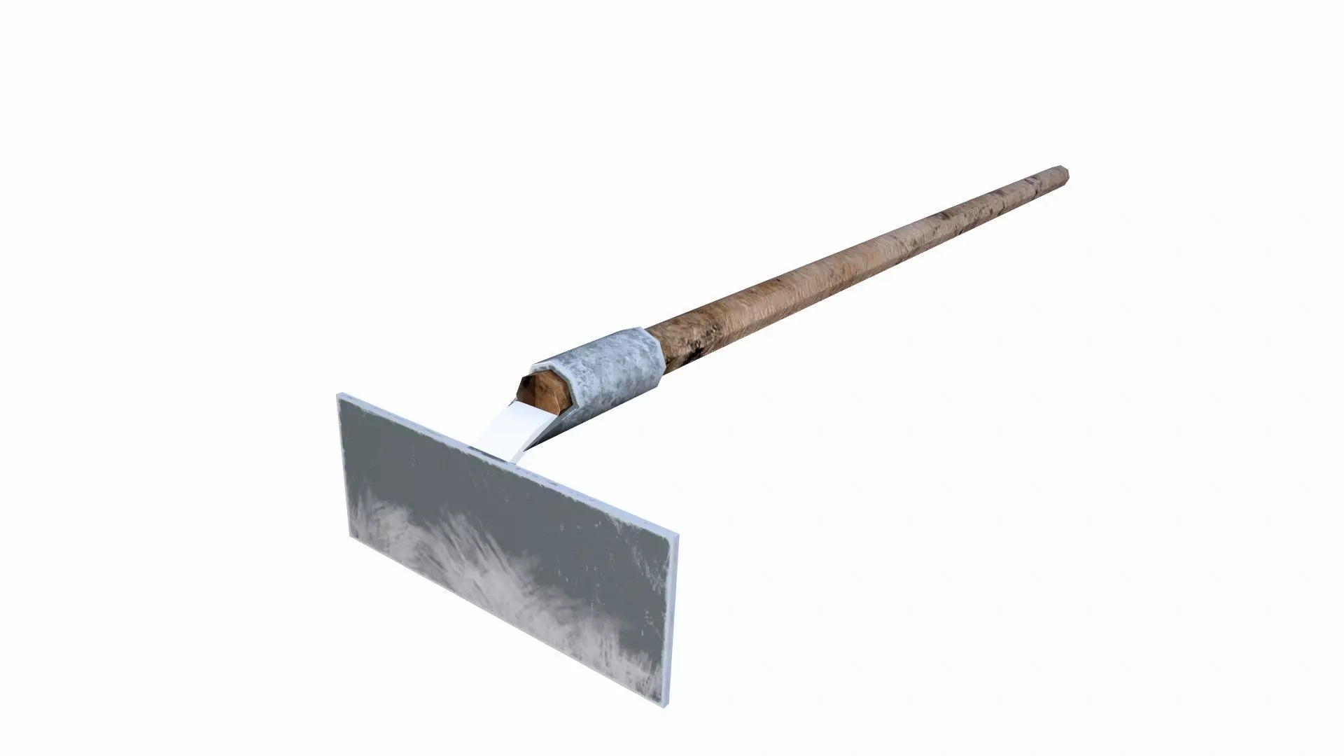 Hoe 3D Model Low-poly 3D model_0