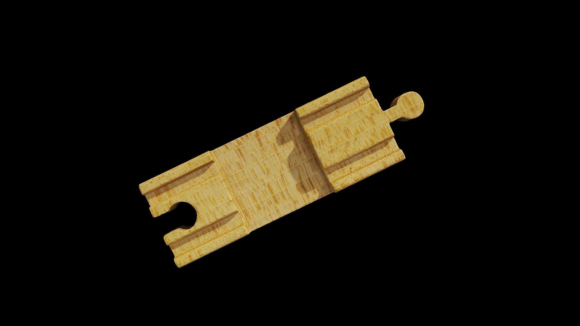 Anydrafts Wooden toys track 01 Low-poly 3D model_5