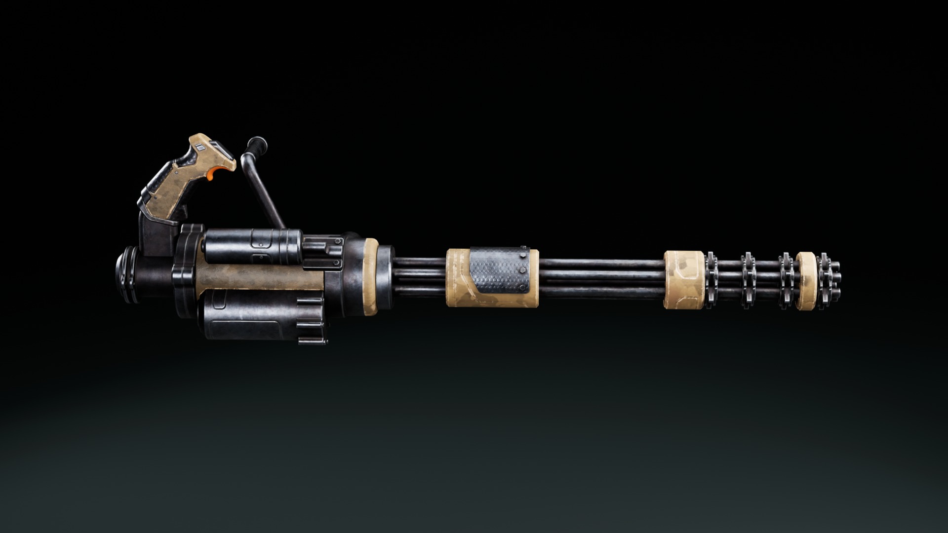 Weapon Sci Fi Pack Vol3 Low-poly 3D model_7