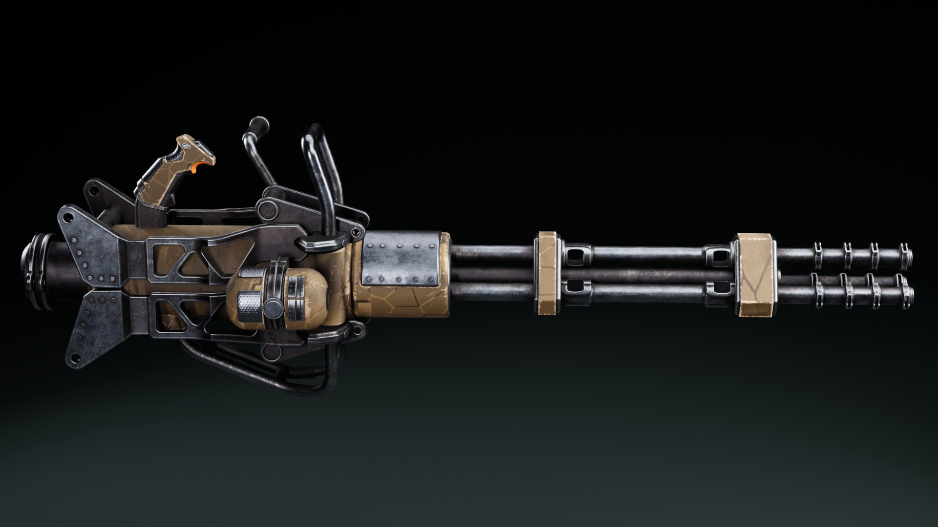 Weapon Sci Fi Pack Vol3 Low-poly 3D model_6