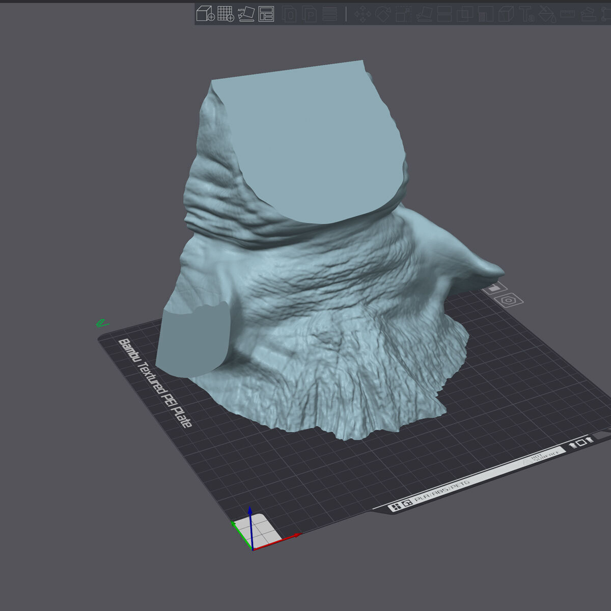 Elephant Wall Decoration Medium 3D Print Model 3D print model_3