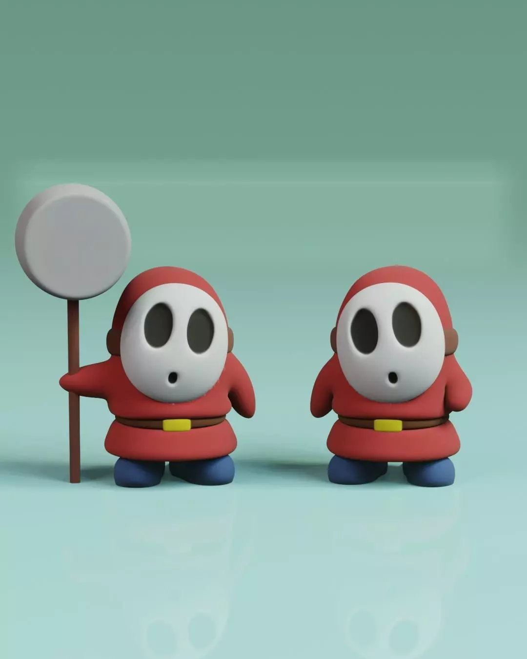 Shy Guy 3D print model