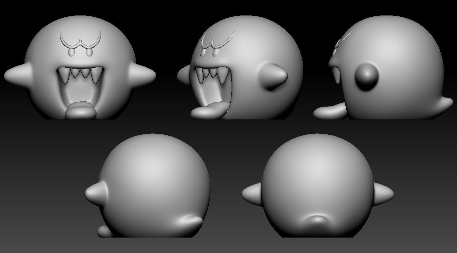 BOO MARIO 3D print model_4