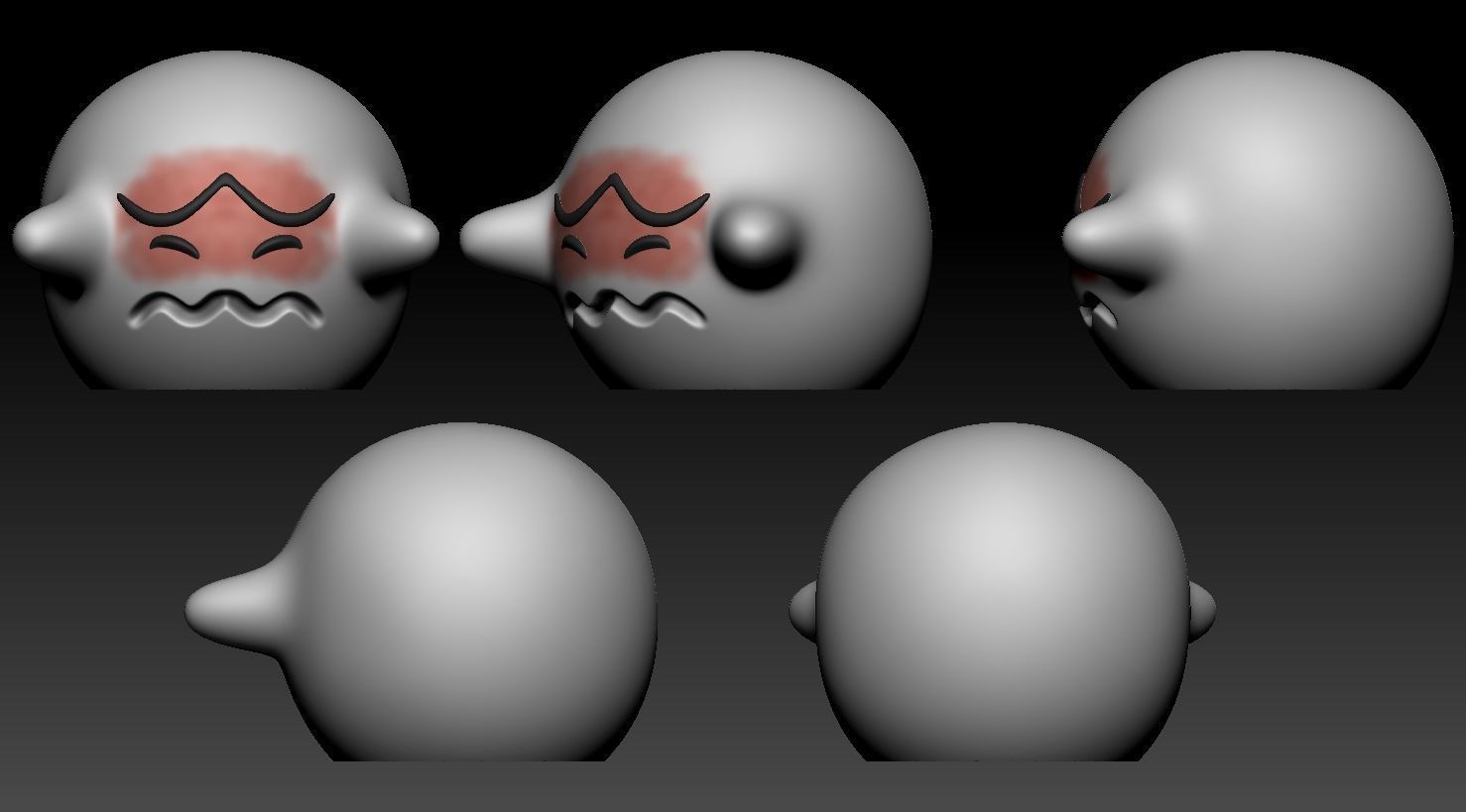 BOO MARIO 3D print model_1