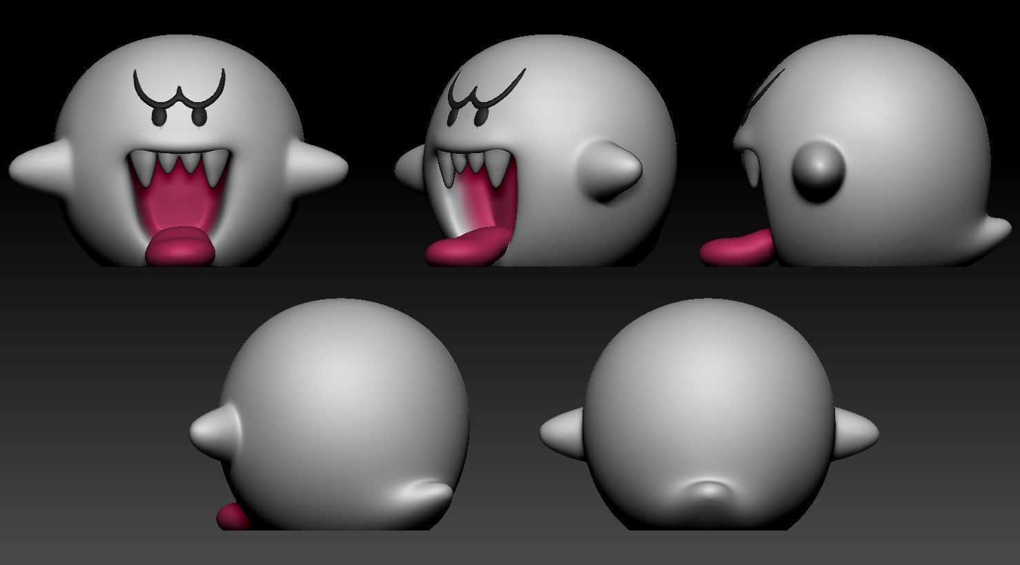 BOO MARIO 3D print model_3