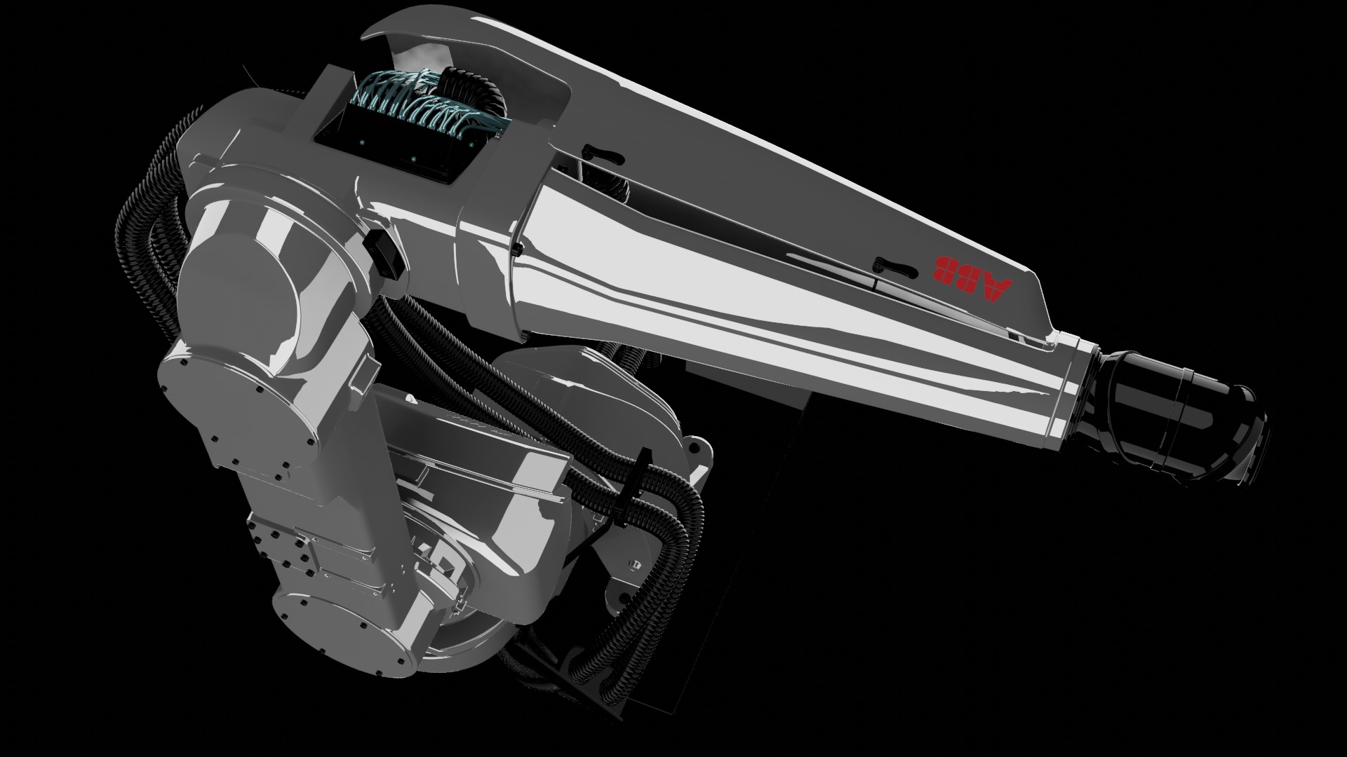 ABB IRB 5500-27 Industrial Robotic Arm 3D model_6