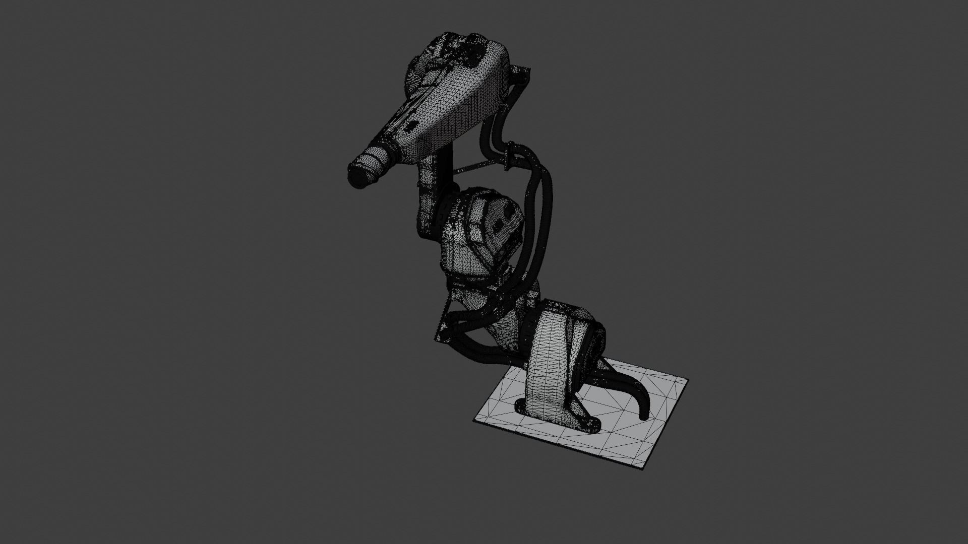 ABB IRB 5500-27 Industrial Robotic Arm 3D model_9