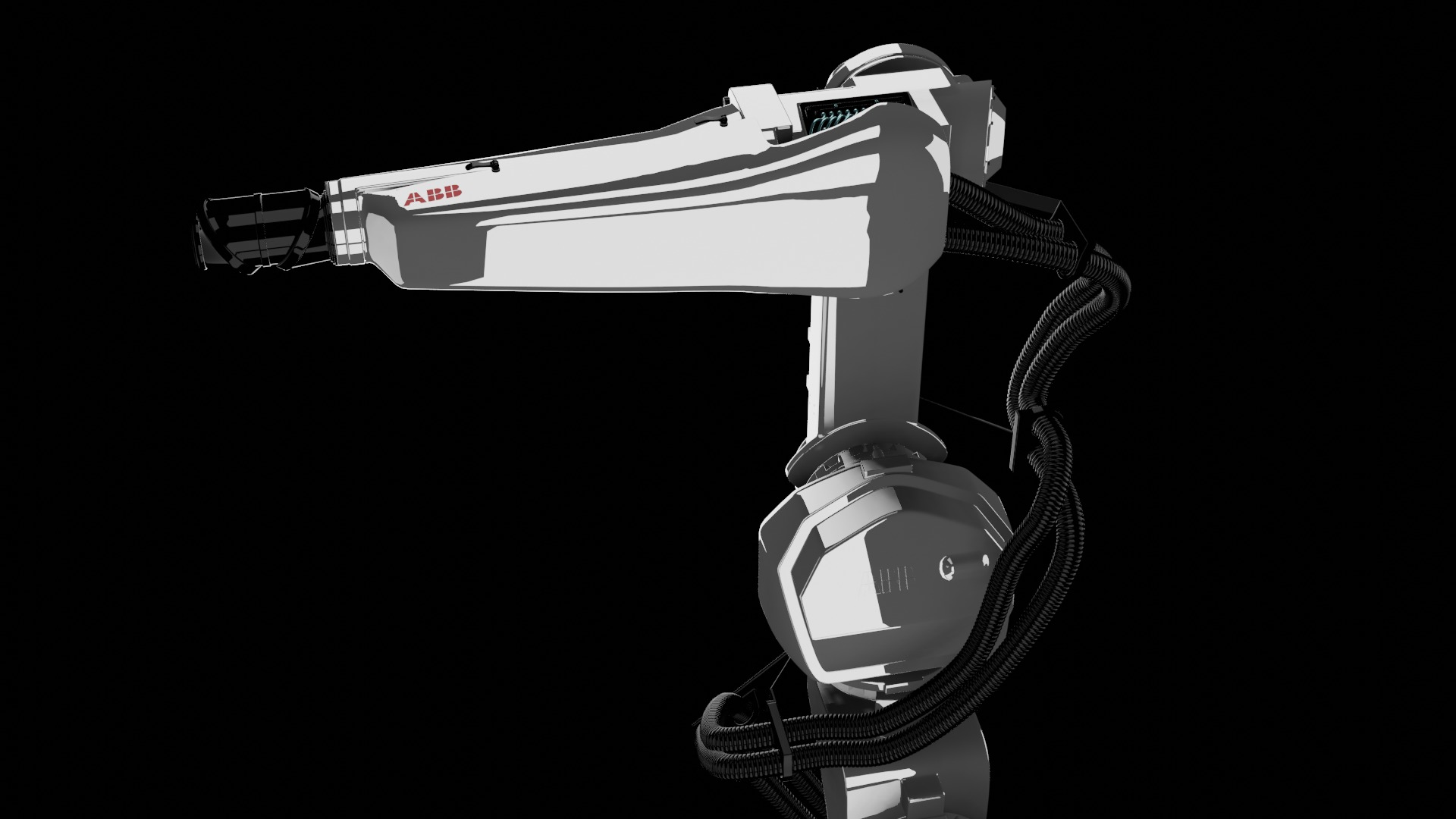 ABB IRB 5500-27 Industrial Robotic Arm 3D model_4