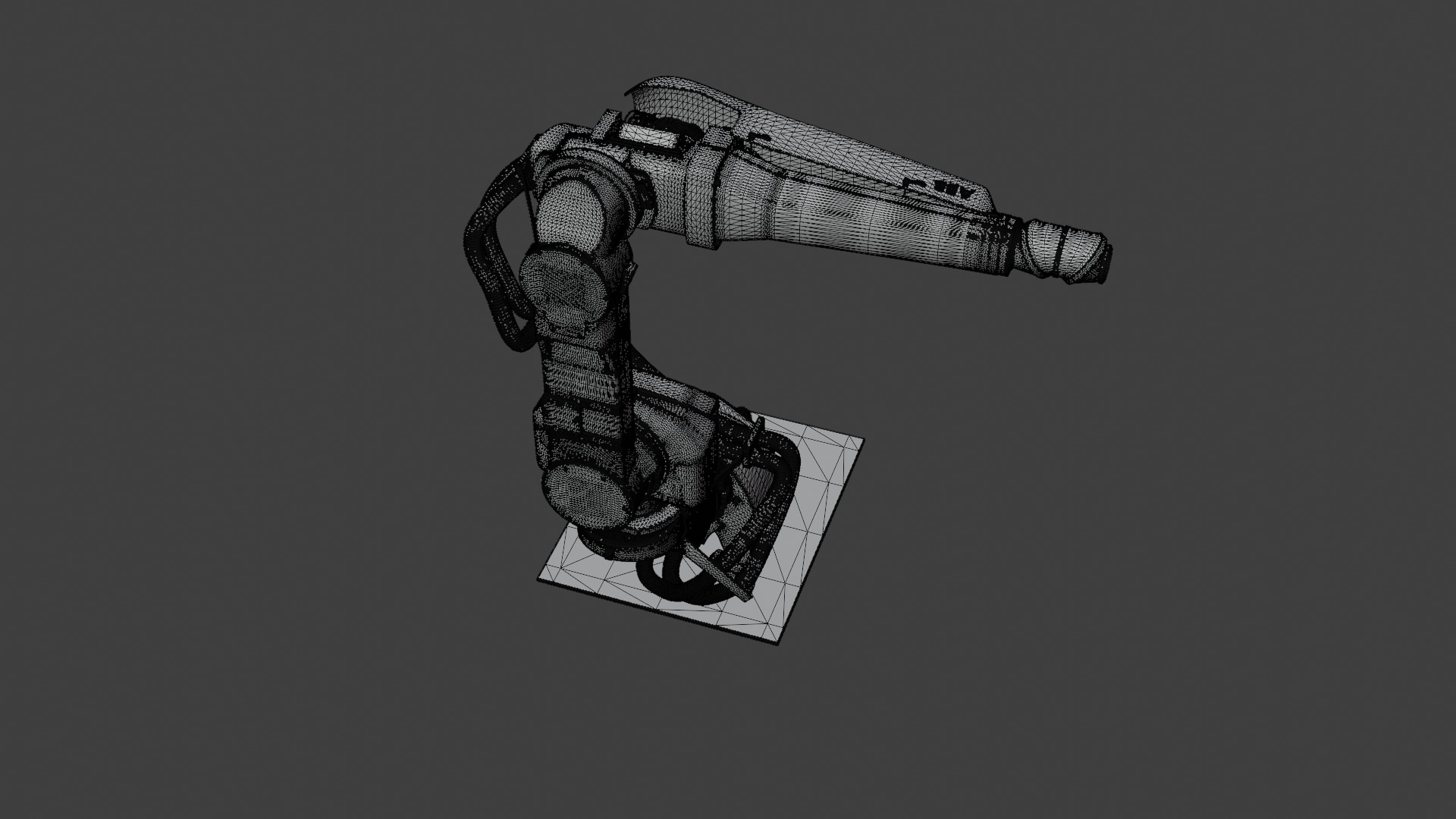 ABB IRB 5500-27 Industrial Robotic Arm 3D model_10