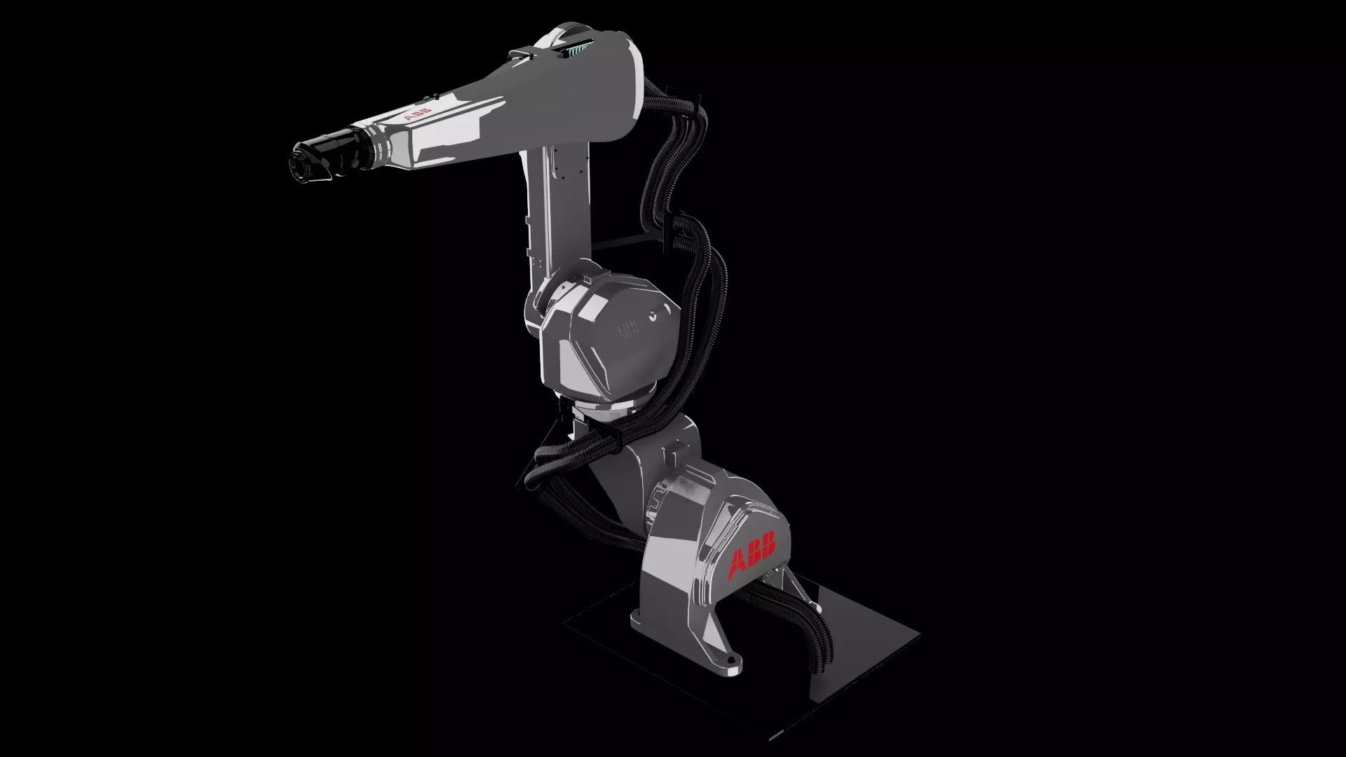 ABB IRB 5500-27 Industrial Robotic Arm 3D model_0