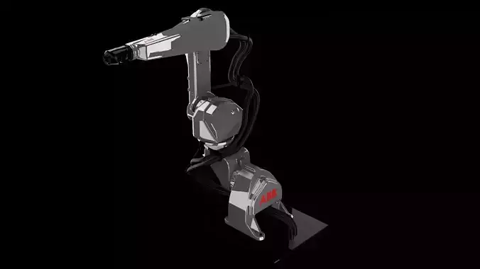 ABB IRB 5500-27 Industrial Robotic Arm 3D model