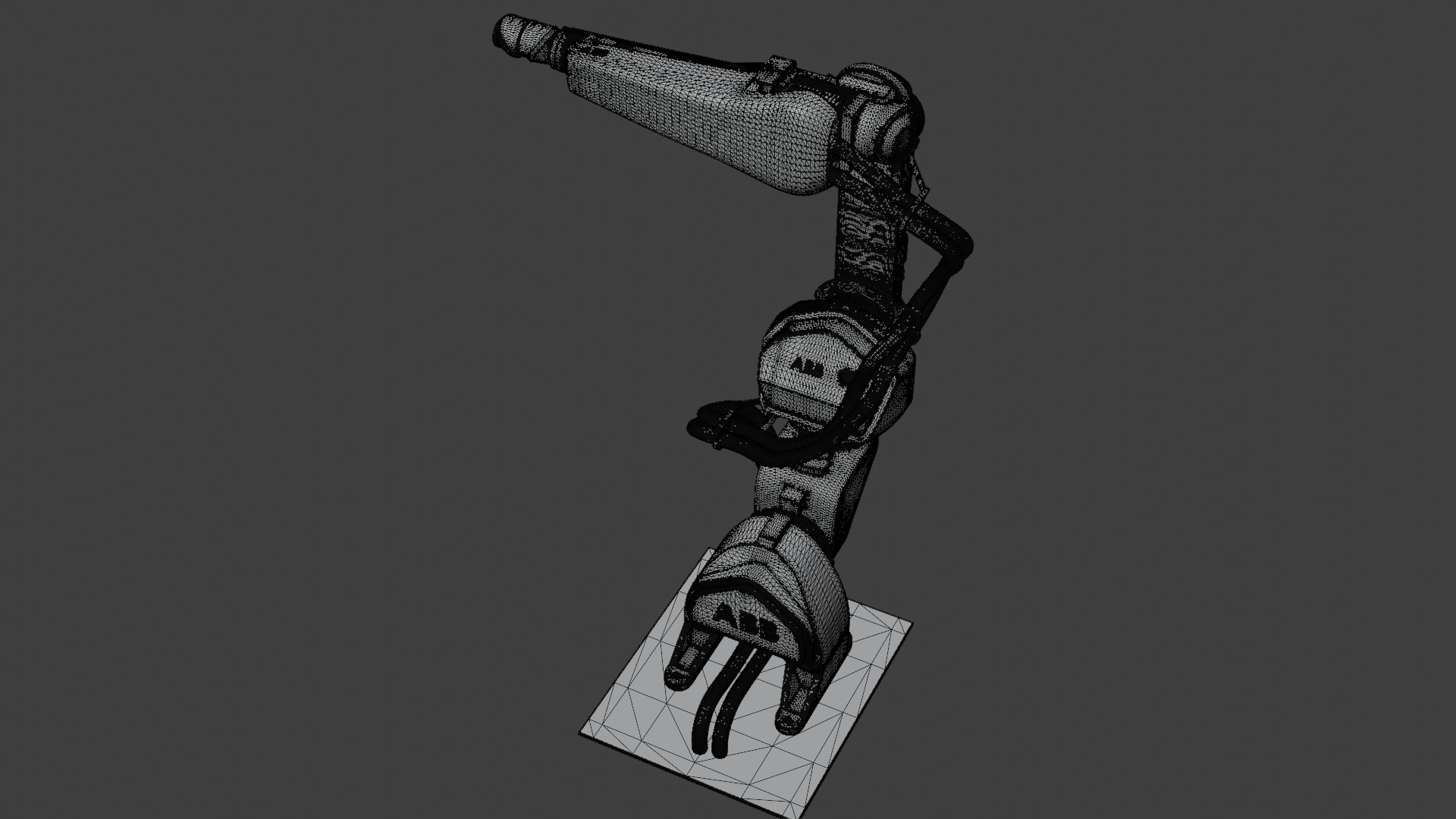 ABB IRB 5500-27 Industrial Robotic Arm 3D model_8