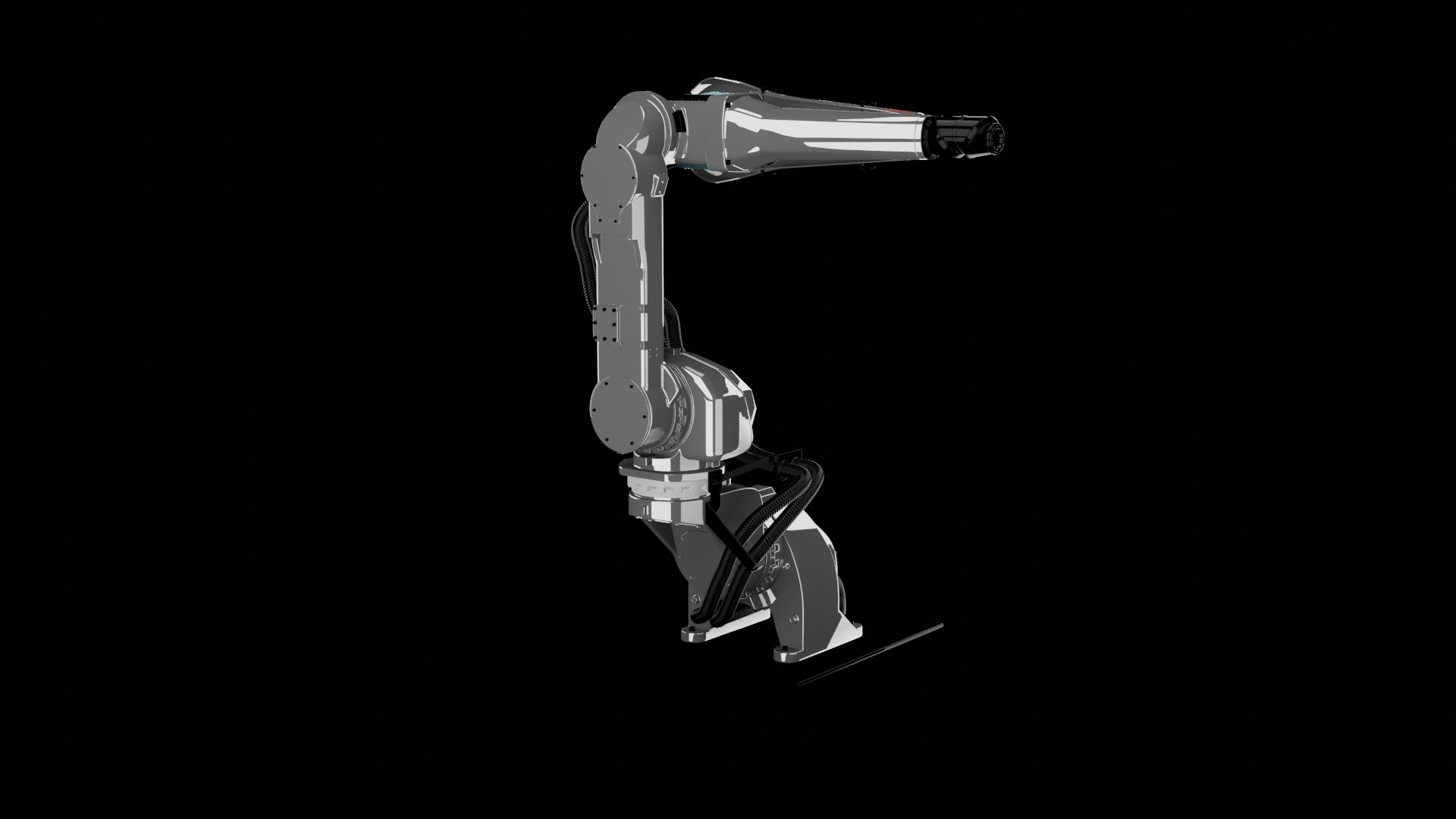 ABB IRB 5500-27 Industrial Robotic Arm 3D model_1