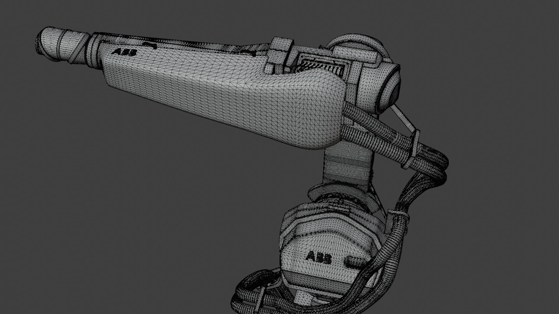 ABB IRB 5500-27 Industrial Robotic Arm 3D model_11