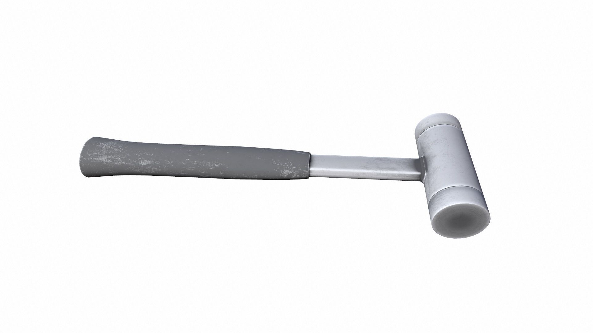 Steal Hammer Low-poly 3D model_2