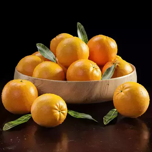 orange dish 3D model