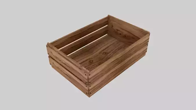 Fruit Box 3D Model Low-poly 3D model