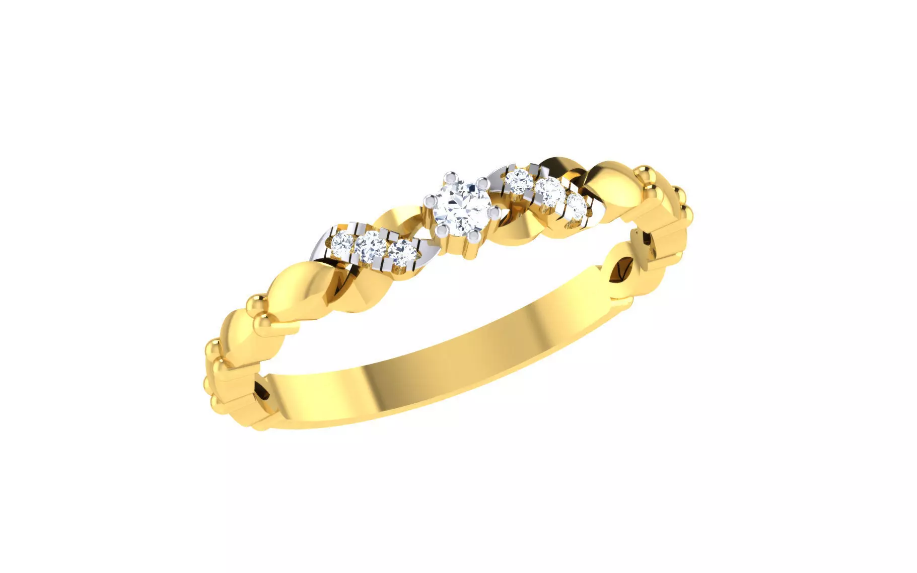 Women Ring  Render 3dm STL OBJ FBX Details 3D print model_0