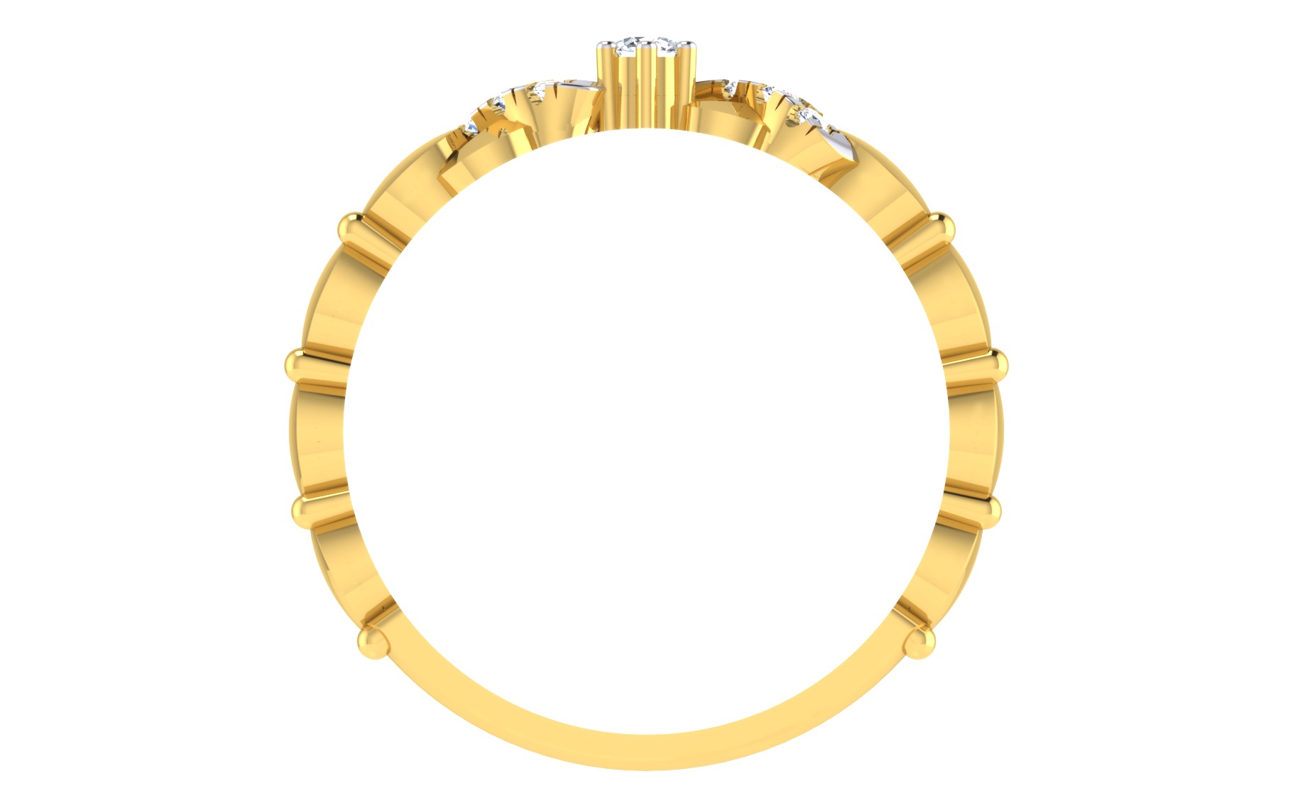 Women Ring  Render 3dm STL OBJ FBX Details 3D print model_4