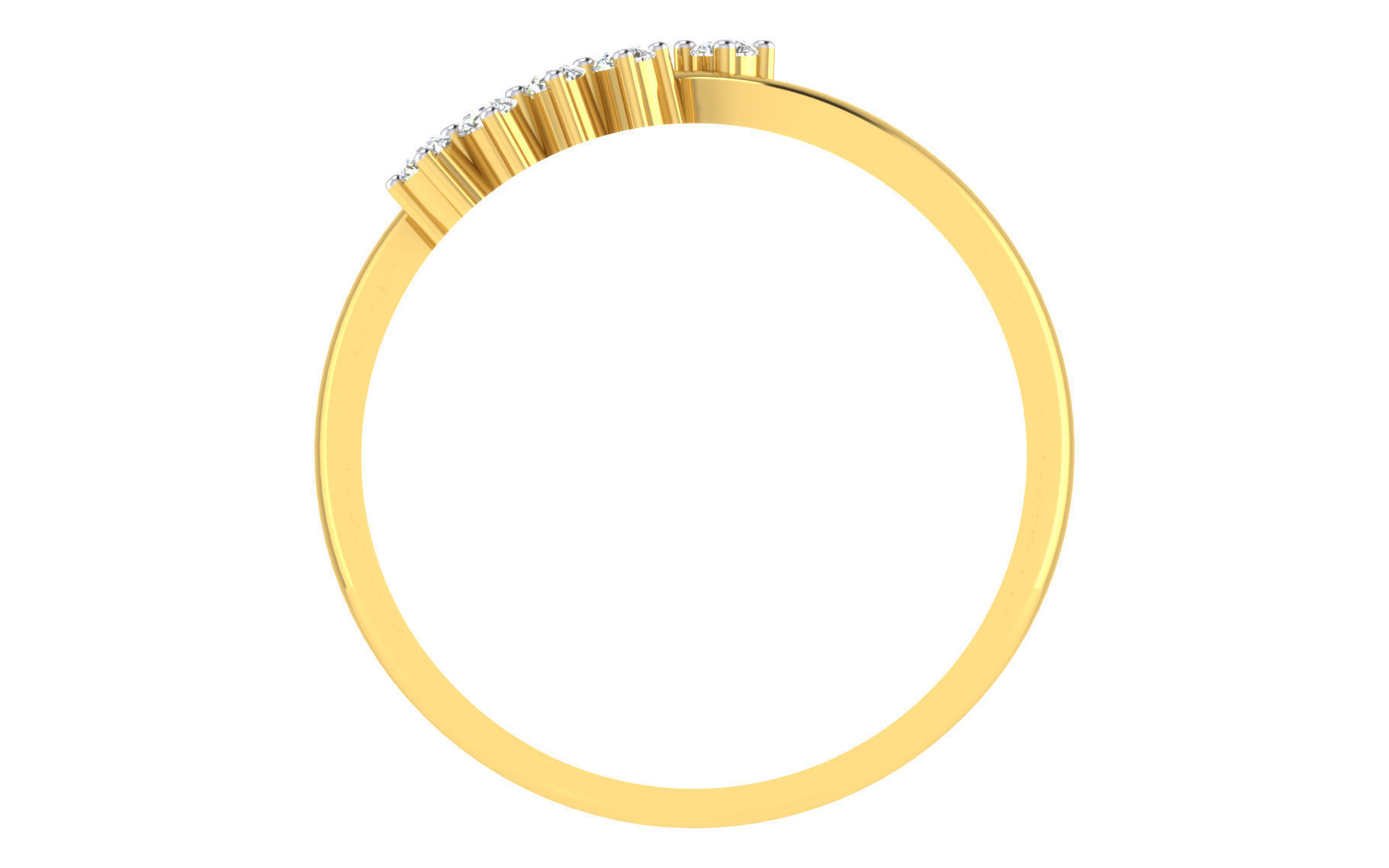 Women Ring  Render 3dm STL OBJ FBX Details 3D print model_3