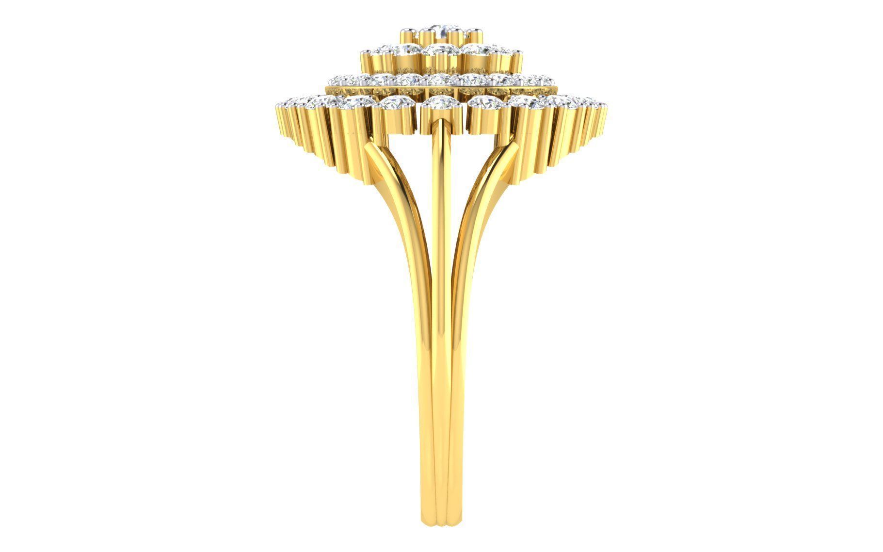 Women Ring  Render 3dm STL OBJ FBX Details 3D print model_5