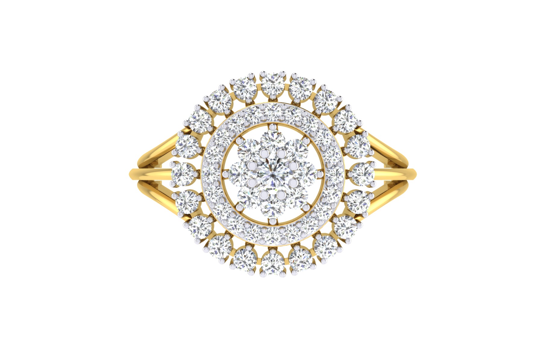 Women Ring  Render 3dm STL OBJ FBX Details 3D print model_7