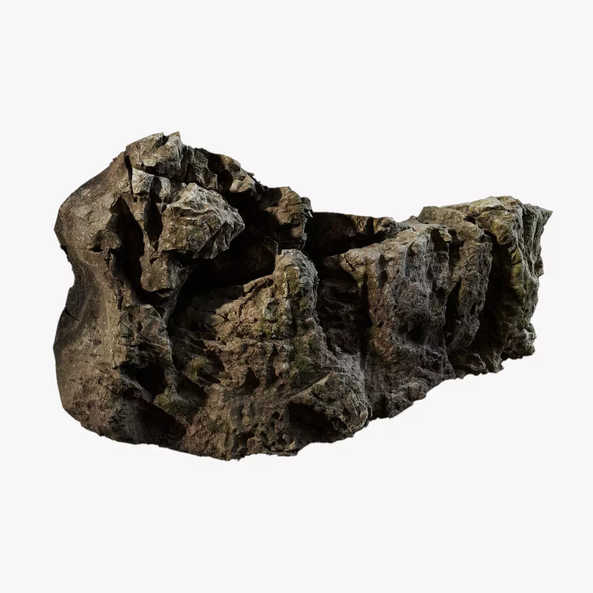 Anydrafts Cliff 03 Low-poly 3D model_0
