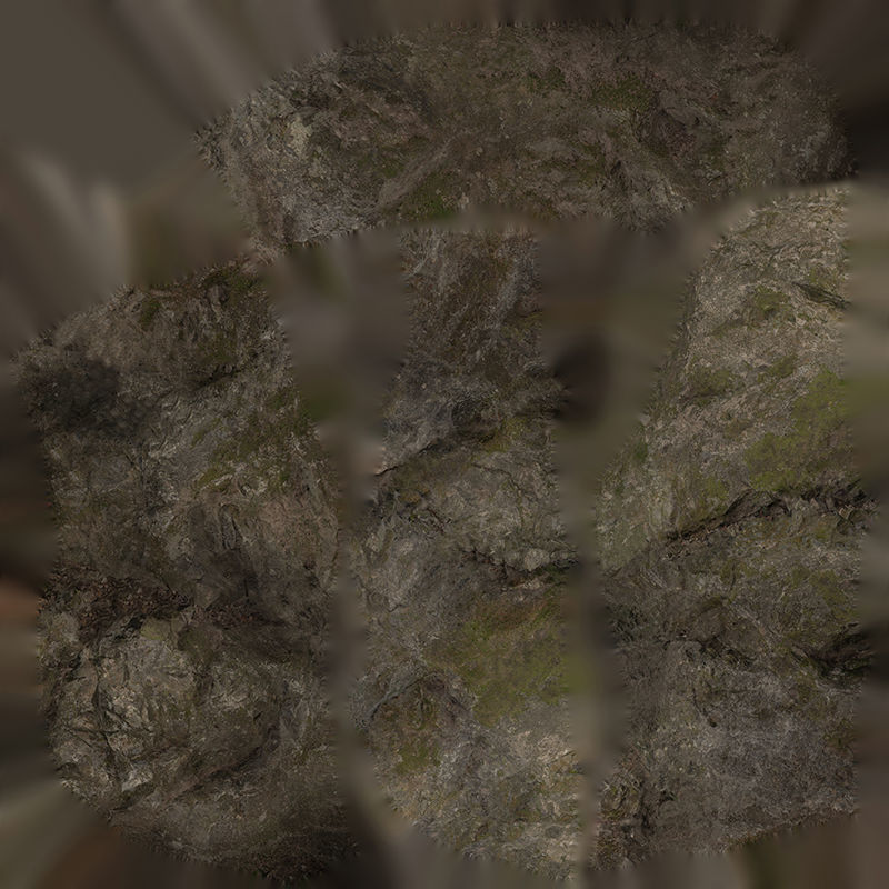 Anydrafts Cliff 03 Low-poly 3D model_7