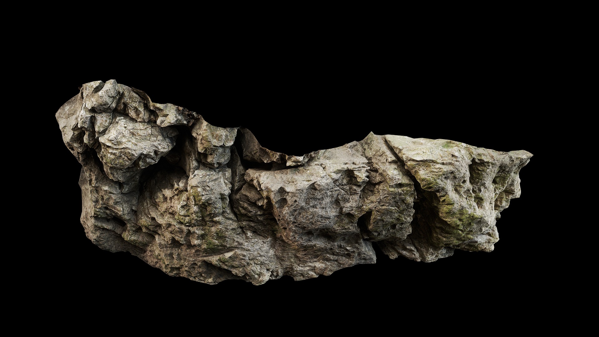 Anydrafts Cliff 03 Low-poly 3D model_6