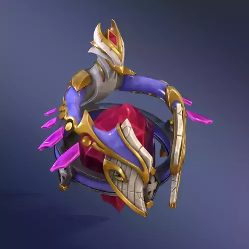 Imperial Herald Rigged Animated Low-poly 3D model