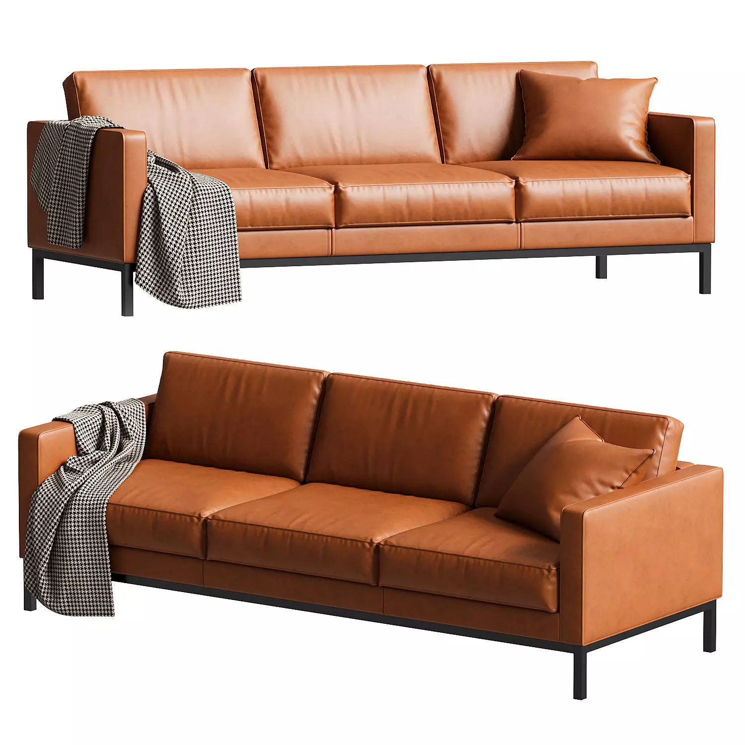 Knoll Florence Relax Three Seater Sofa 3D model