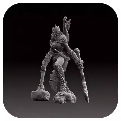 Huntress Giant 50mm miniature