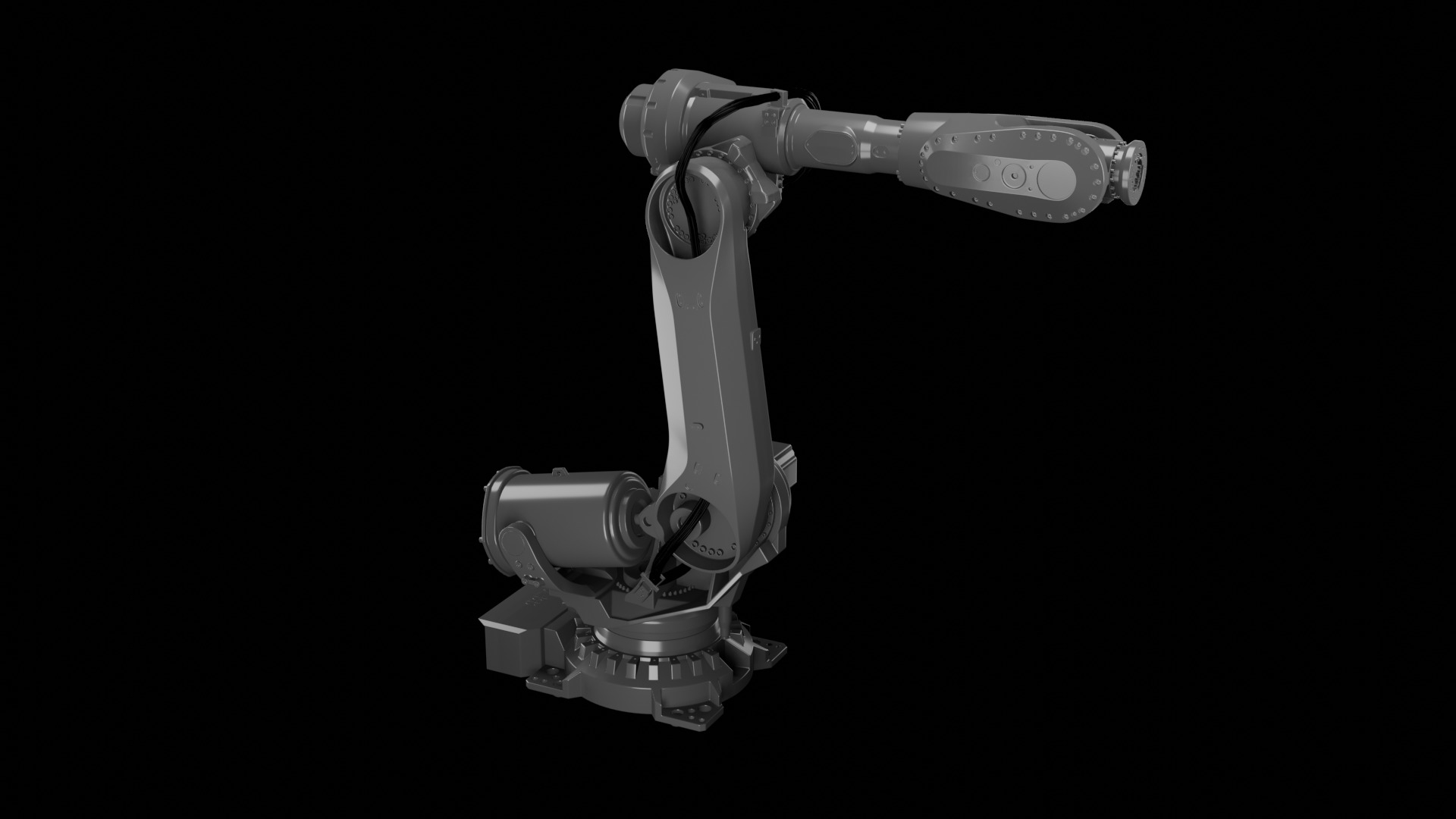 ABB IRB 6790 Heavy-Duty Industrial Robotic Arm 3D model_1