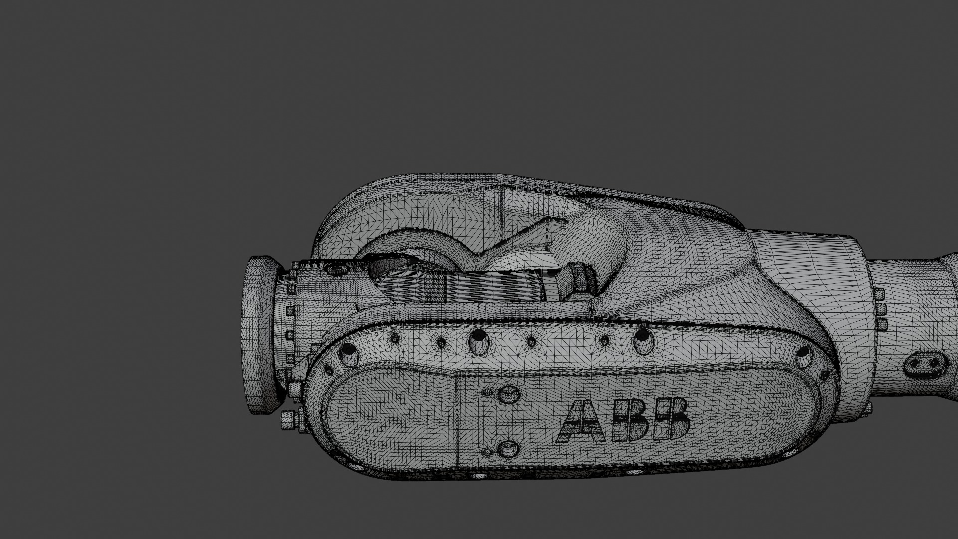ABB IRB 6790 Heavy-Duty Industrial Robotic Arm 3D model_11
