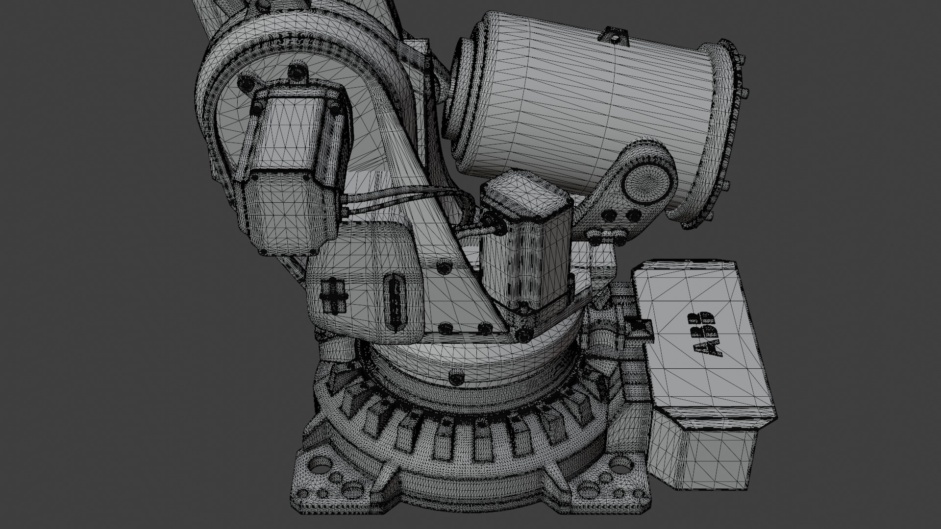 ABB IRB 6790 Heavy-Duty Industrial Robotic Arm 3D model_10